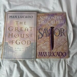 Max Lucado TheGreat House of God/No Wonder They Call Him The Savior (2books) NWT